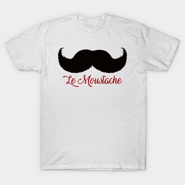 Moustache T-Shirt by JasonLloyd